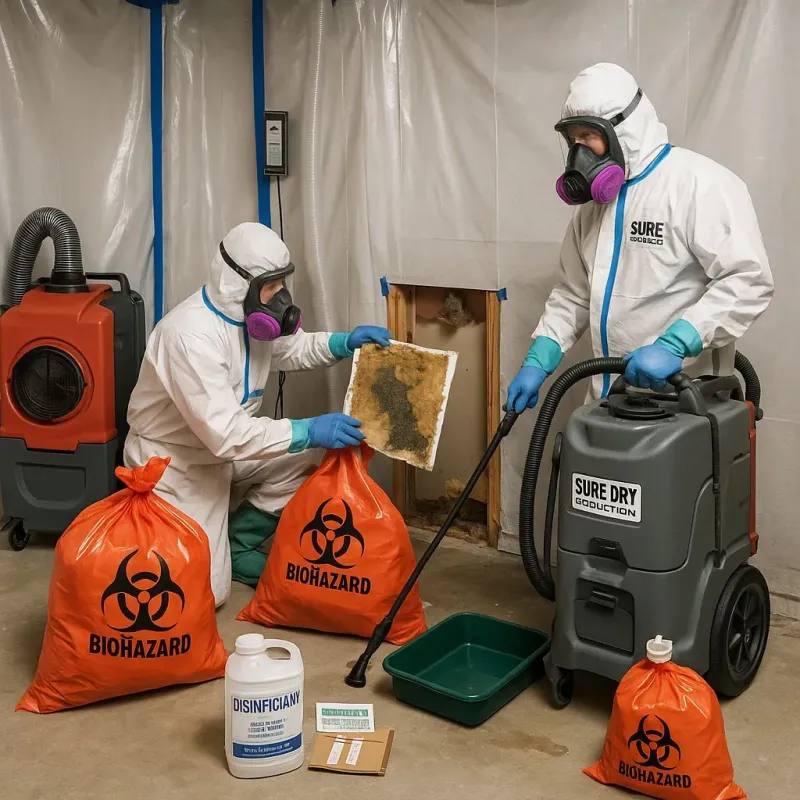 Contaminated Water Handling Protocols process in Crawford County, IN